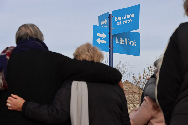 BEAT 991 Se rindió homenaje al Dr. Blas M. Fiorovic con la denominación de una calle en su honor