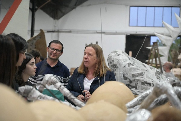 BEAT 991 La ministra de Desarrollo Humano de Entre Ríos visitó a los carroceros